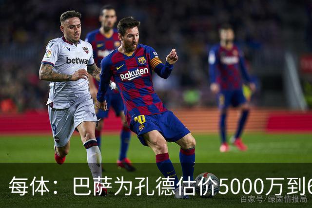 每体：巴萨为孔德估价5000万到6000万欧，拜仁只愿出4000万欧
